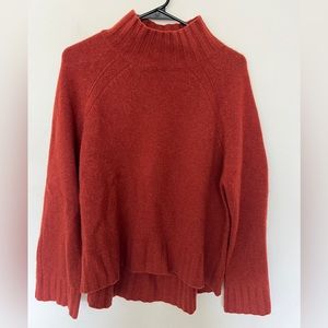 Skull Cashmere Cowl Neck Sweater in Red, Size Small. Never worn.